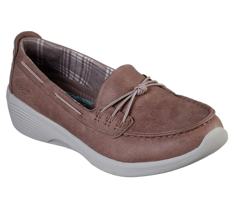 Skechers Arya - Sail With Me - Womens Flats Shoes Brown [AU-DX2441]